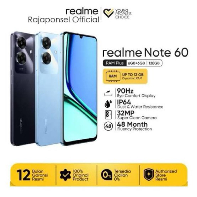 新品/未開封 Realme Note 60 6GB/128GB ブラック スマートフォン