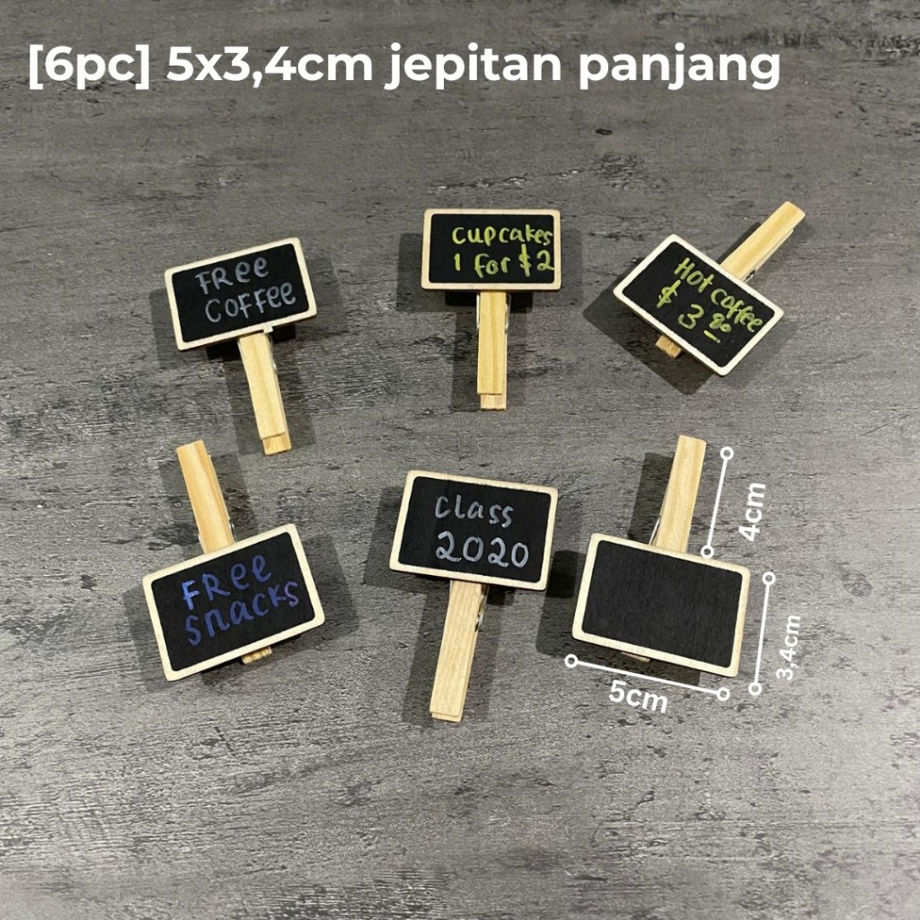 Jual Jepit Memo Photo Polaroid Black board Mini / Awan Kotak | Shopee ...