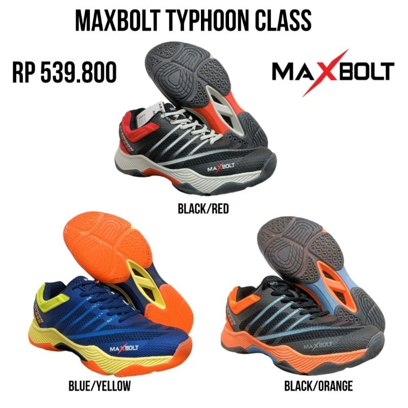 Jual SEPATU BADMINTON MAXBOLT TYPHOON CLASS | Shopee Indonesia