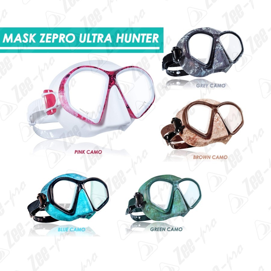 Jual Mask Zeepro Ultra Hunter Camo Camouflage Masker Selam Scuba Diving ...