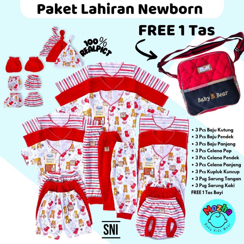 Jual Paket Lahiran Lengkap Baju Bayi Newborn Set Pakaian Bayi Baru