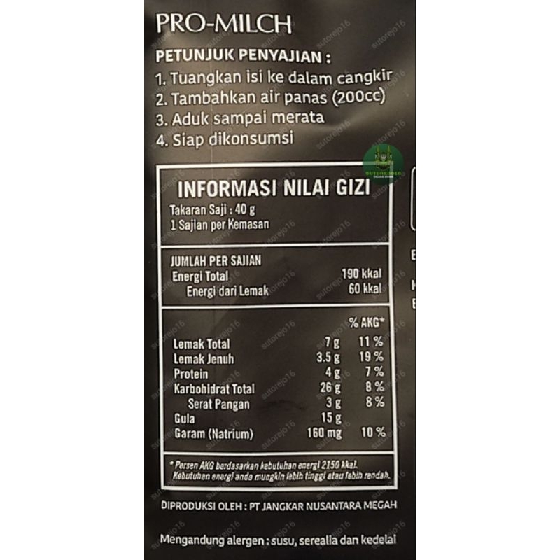 Jual Promilch plus glutathione minuman sereal wey protein ransum tni ...