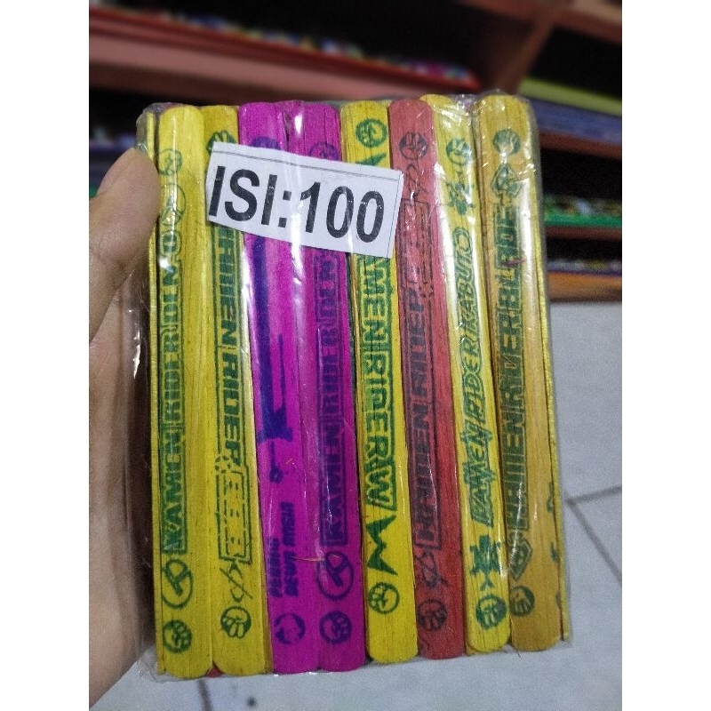Jual Stik sablon warna \ stik adu gebrak \ stik eskrim adu \ stik gepok ...