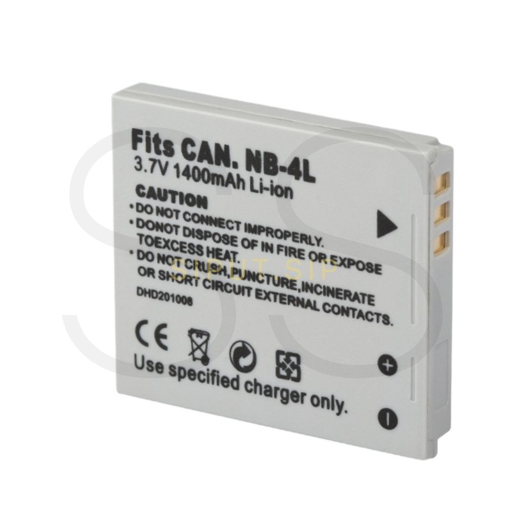 Ersatzakku Für Nikon IXUS Kameras – NB-4L, 780 MAh, 3,7V Lithium-Ionen