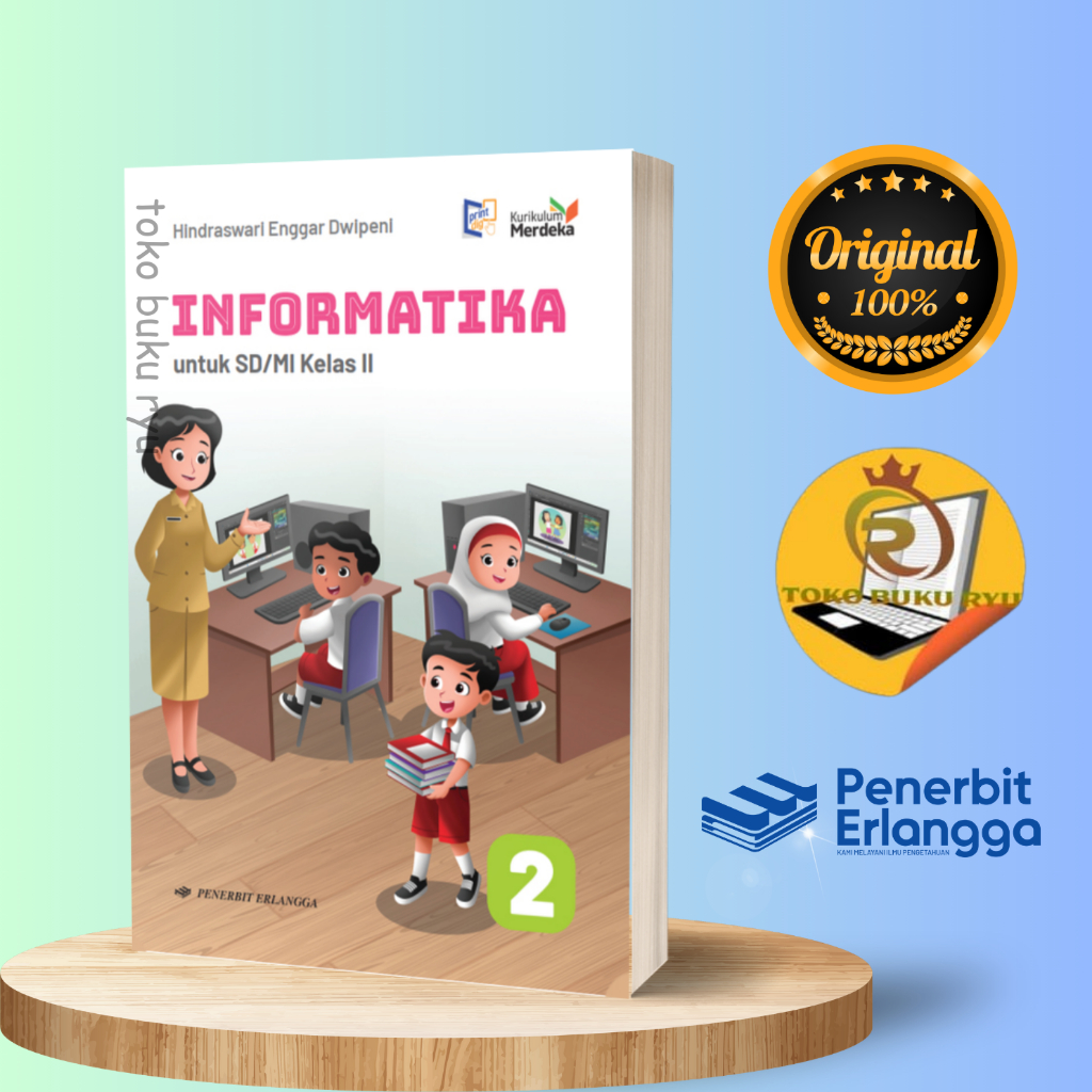 Jual Buku Informatika Kelas 2 / II SD Kurikulum Merdeka Erlangga ...