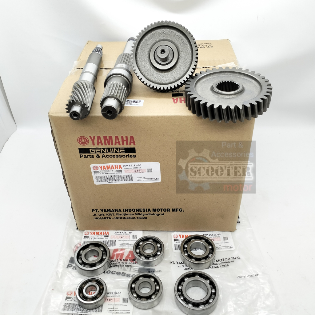 Jual Gigi Rasio Set + Bearing Set 2DP YAMAHA NMAX 150 155 OLD Gir gear ...