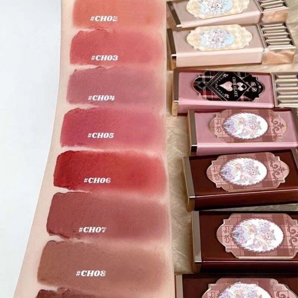 Jual [COD] KEKEMOOD Chocolate Lip Cream Velvet Matte Lipstik Coklat ...