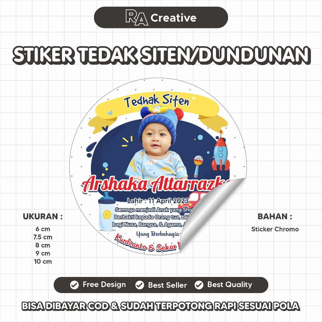 Jual Stiker Dundunan / Stiker Tedak Siten | Shopee Indonesia