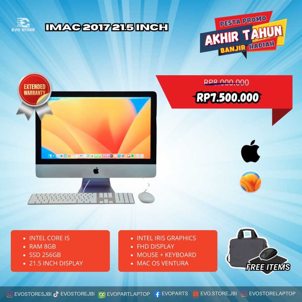 iMac21.5 2017年4K メモリ32GB SSD 1tb ハイスペック