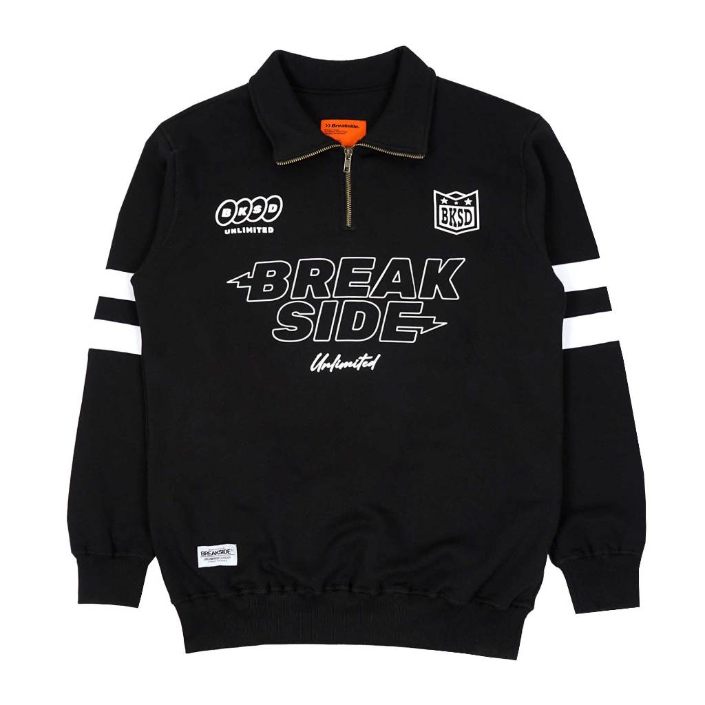 Jual Breakside Sweater Halfzip Venant Black Sweatshirt Pria | Shopee ...