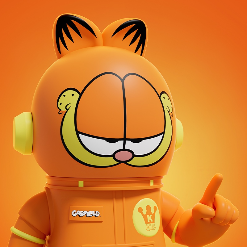 Jual POP MART MEGA SPACE MOLLY 400% Garfield Limited Edition
