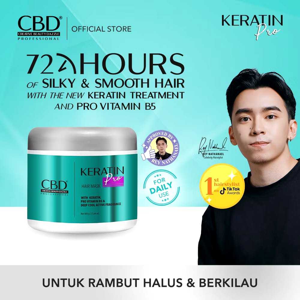 Jual CBD Masker rambut Keratin / Hair mask keratin 500gr | Shopee Indonesia
