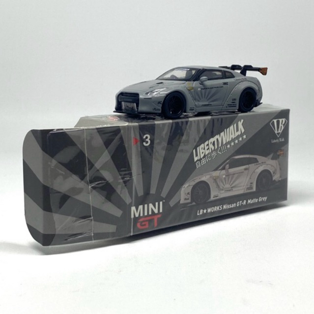 Jual Mini GT LBWK Nissan GT-R Matte Grey | Shopee Indonesia