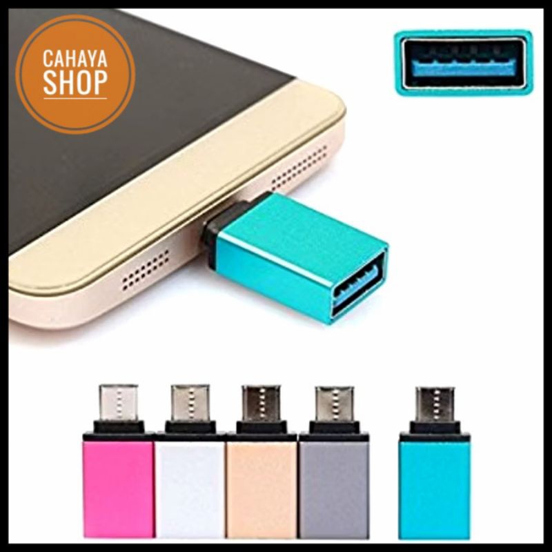 Jual ⭐CS 328⭐ OTG USB TYPE C / CONNECTOR TO NORMAL USB PORT - CONVERTER ...