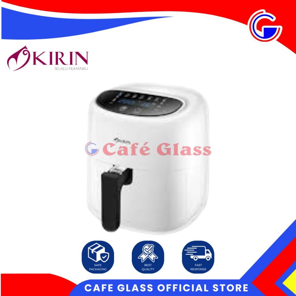 Air Fryer Led Control Auto Menu Function - Air Fryer 3.5L 900W (935D) - Mesin Penggorengan Kirin