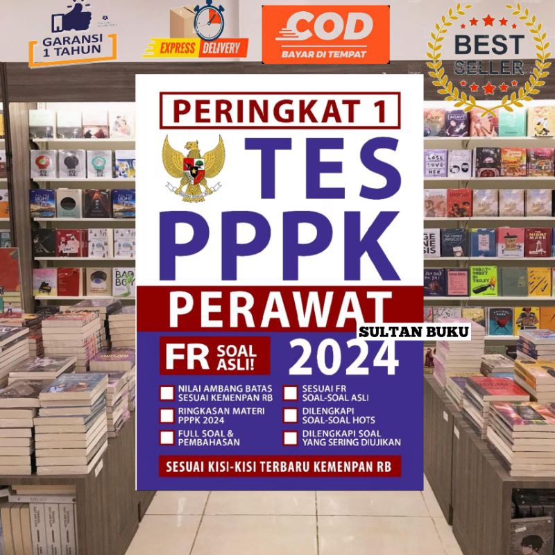 Jual Buku Tes Pppk Perawat Terbaru Buku Peringkat Tes Pppk Perawat Shopee