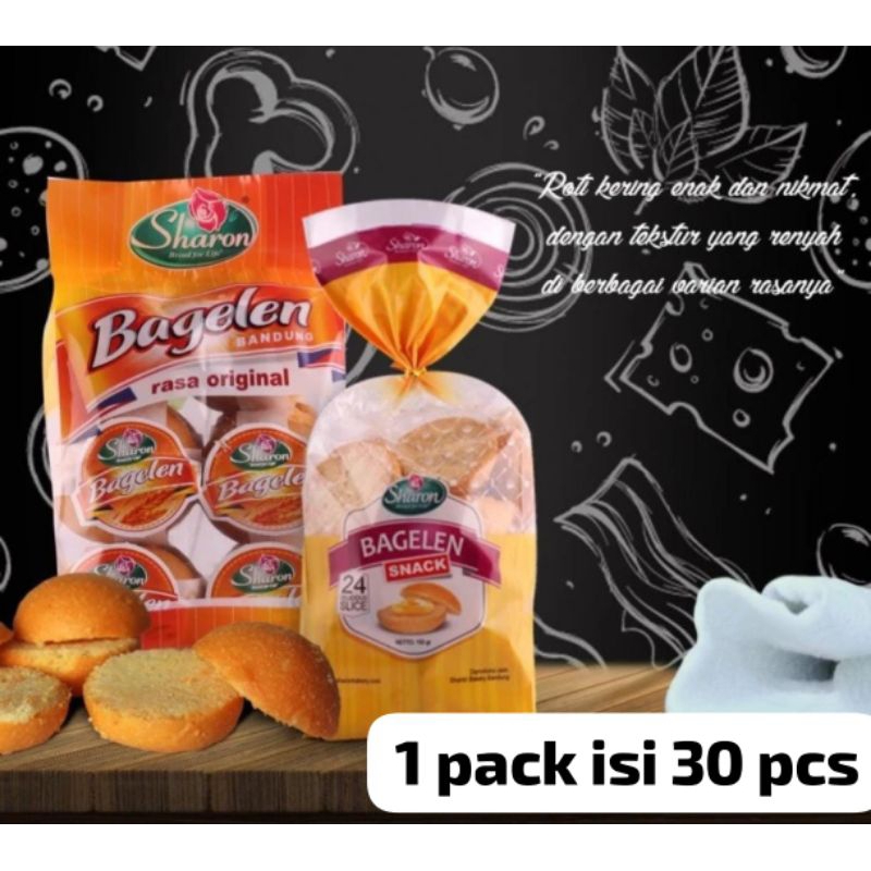 Jual Bagelan Bandung Sharon Isi 30pcs - Roti Kering Bagelan | Shopee ...
