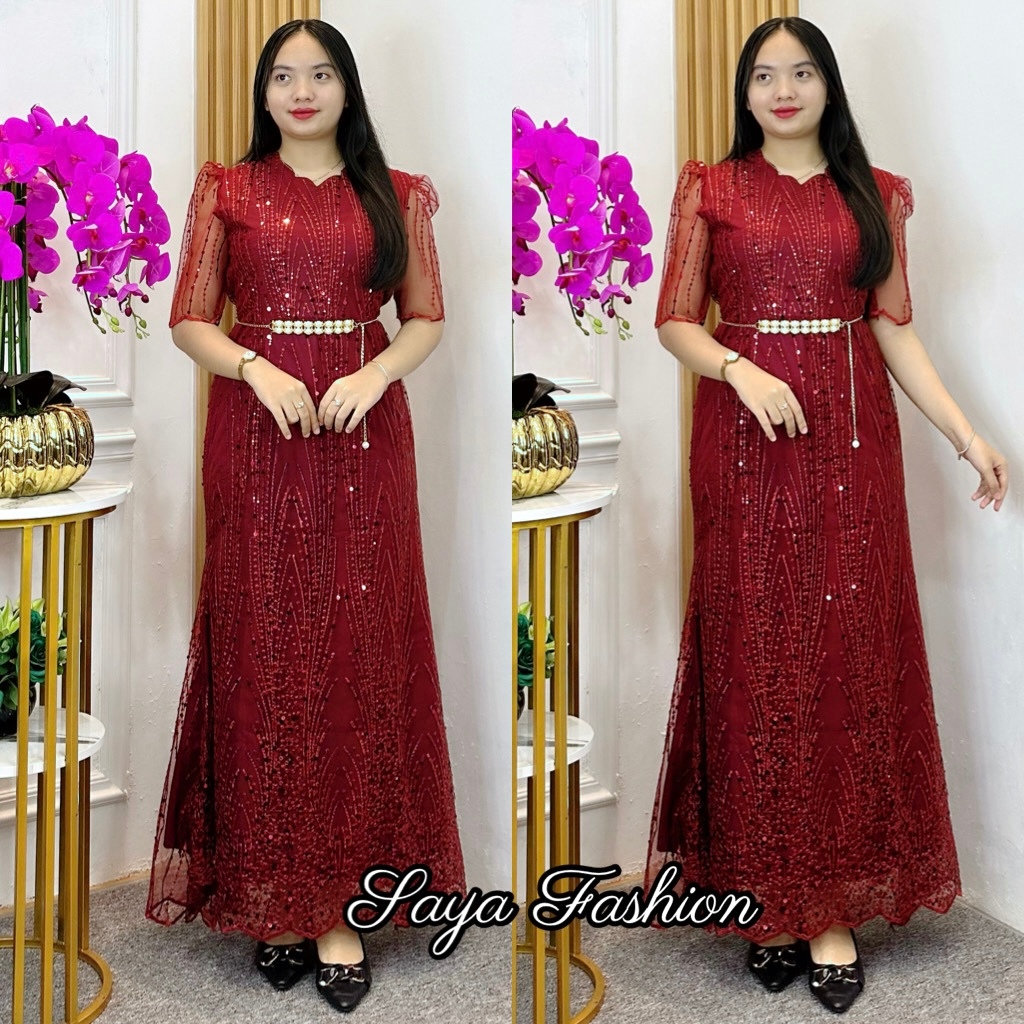 Maxi gaun clearance