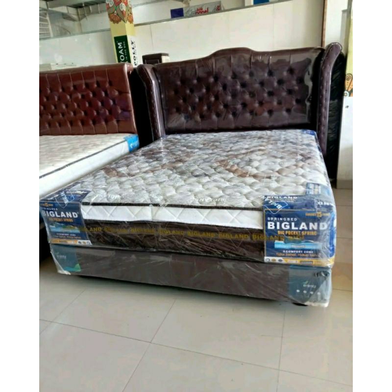 Jual Springbed Bigland Difarina Pocket Plushtop | Shopee Indonesia