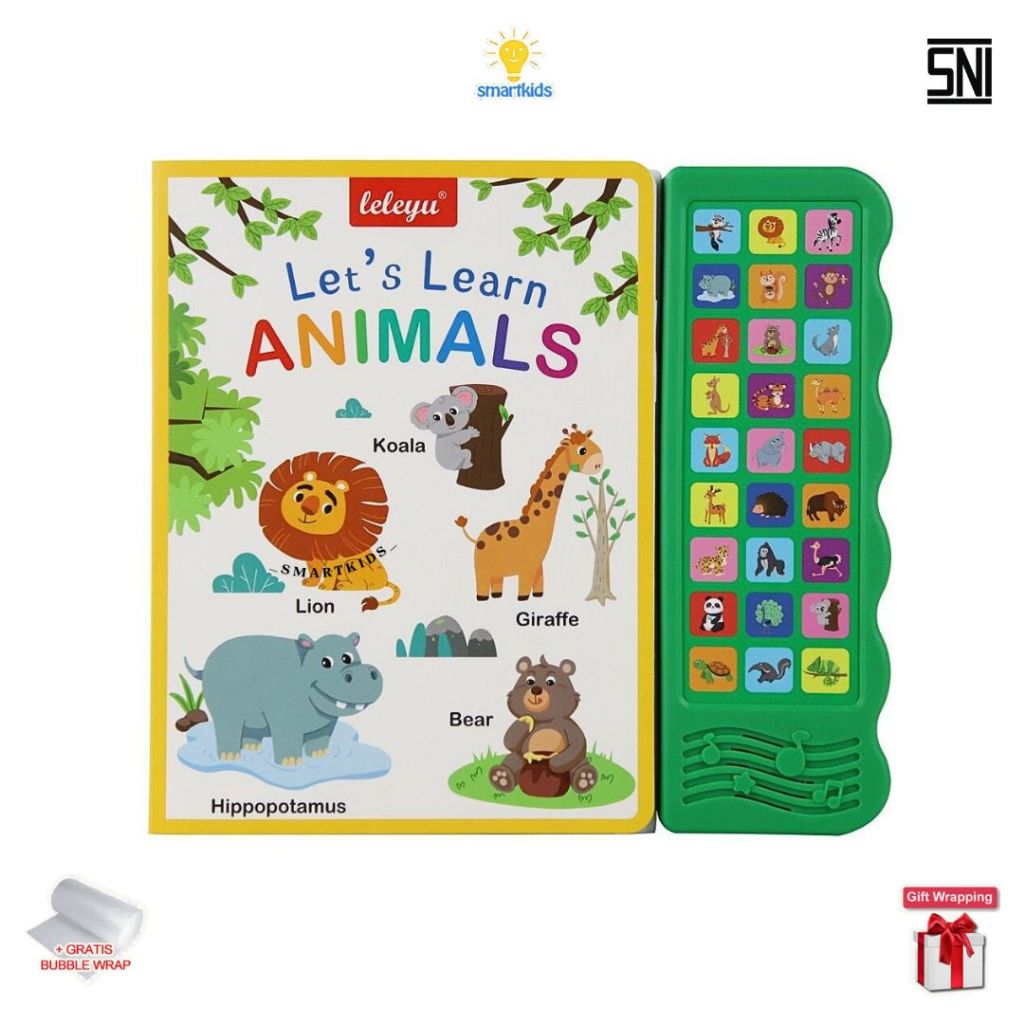 Jual SoundBook Suara Animal Belajar Mengenal Hewan Bahasa Inggris Baca ...