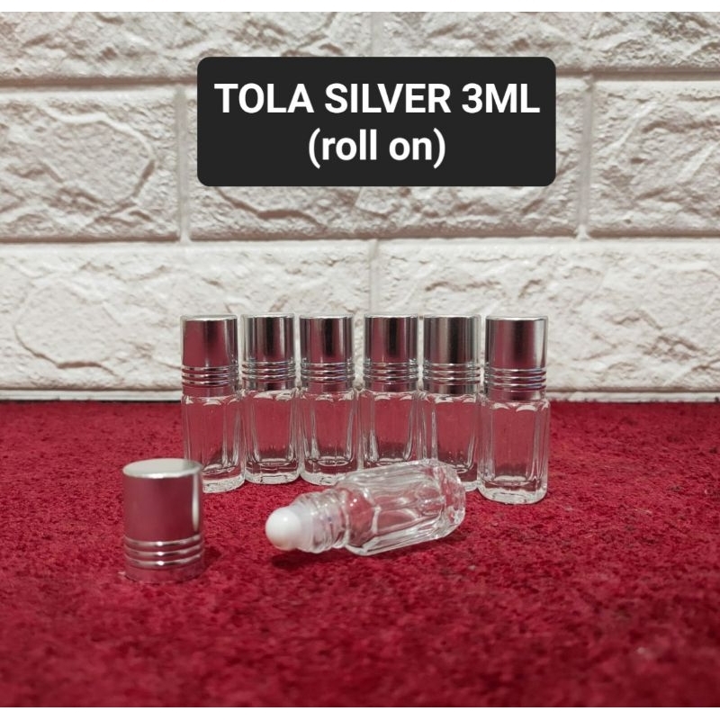 Jual BOTOL ROLL ON TOLA SILVER 3ML PERLUSIN | Shopee Indonesia