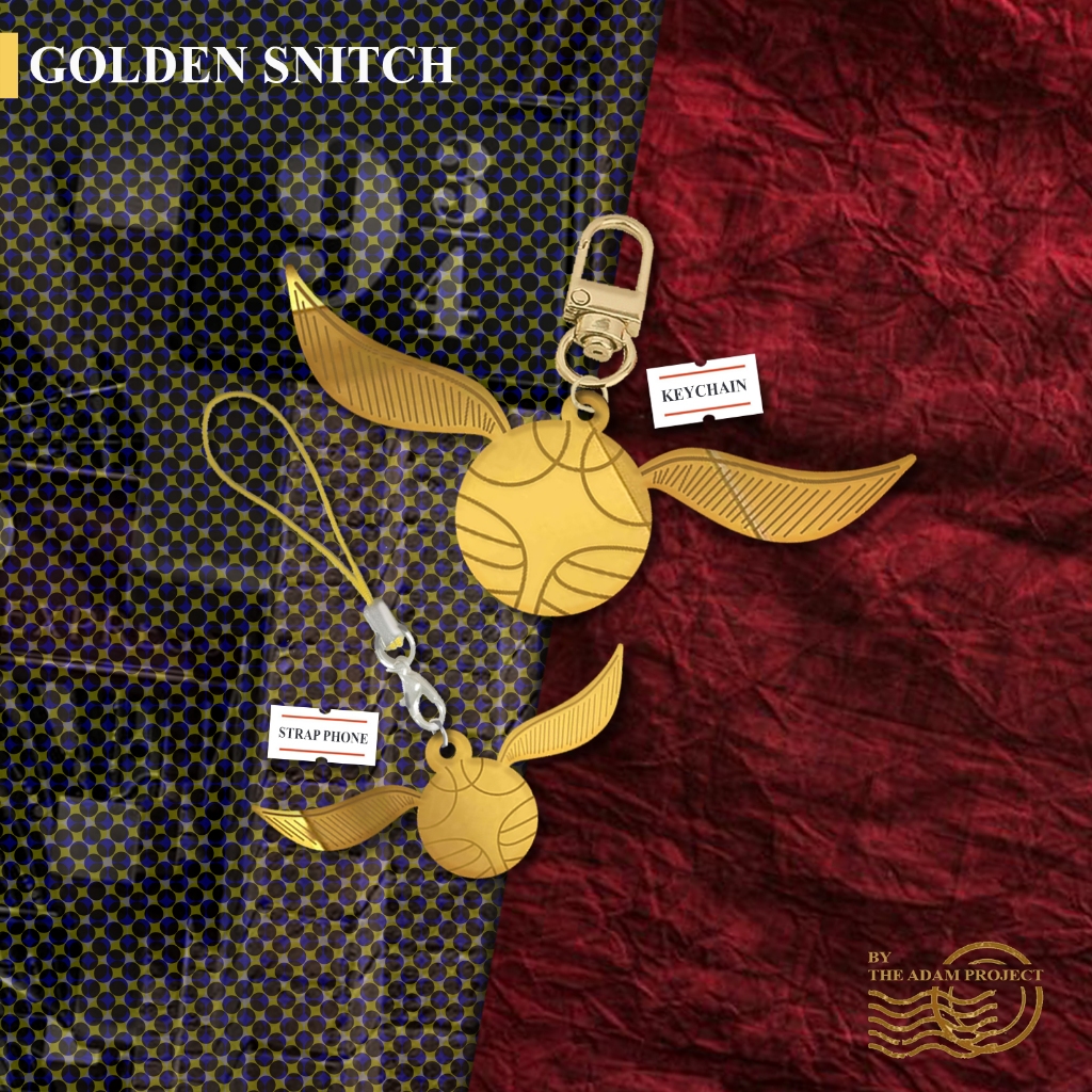 Jual GOLDEN SNITCH phone strap dan keychain | Harry Potter merch ...