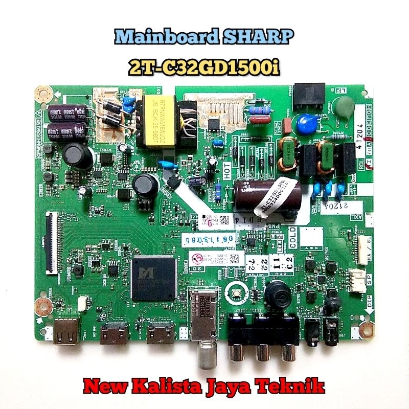 Jual MAINBOARD TV SHARP 2T-C32GD1500I ORIGINAL QPWBNH153EJN3 MB SHARP ...