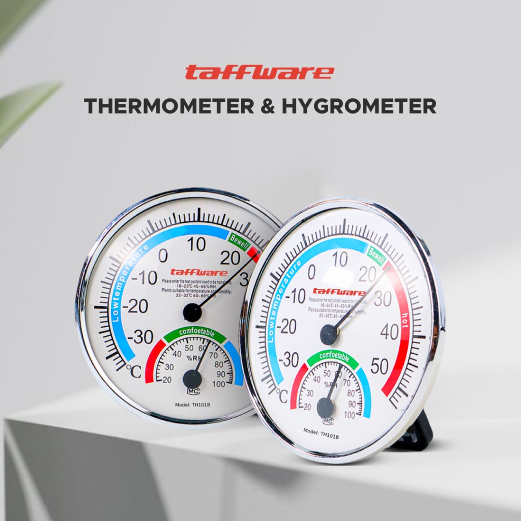 Jual Analog Thermometer Hygrometer Temperature Humidity - TH101B ...