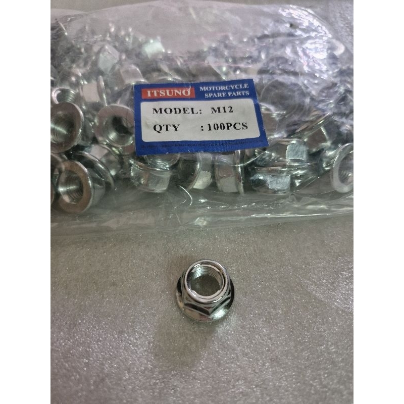 Jual MUR LOCK AS RODA M10, M12, M14, M16 | Shopee Indonesia