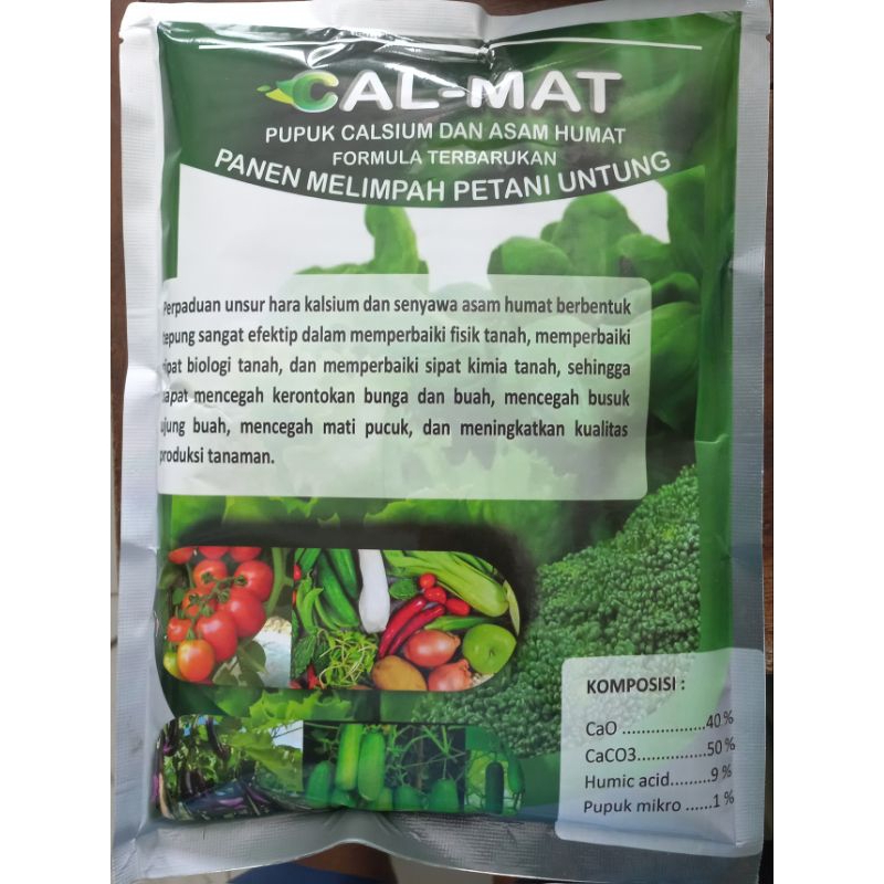 Jual CAL-MAT (Pupuk Calsium dan Asam Humat) Kemasan 1 Kg | Shopee Indonesia