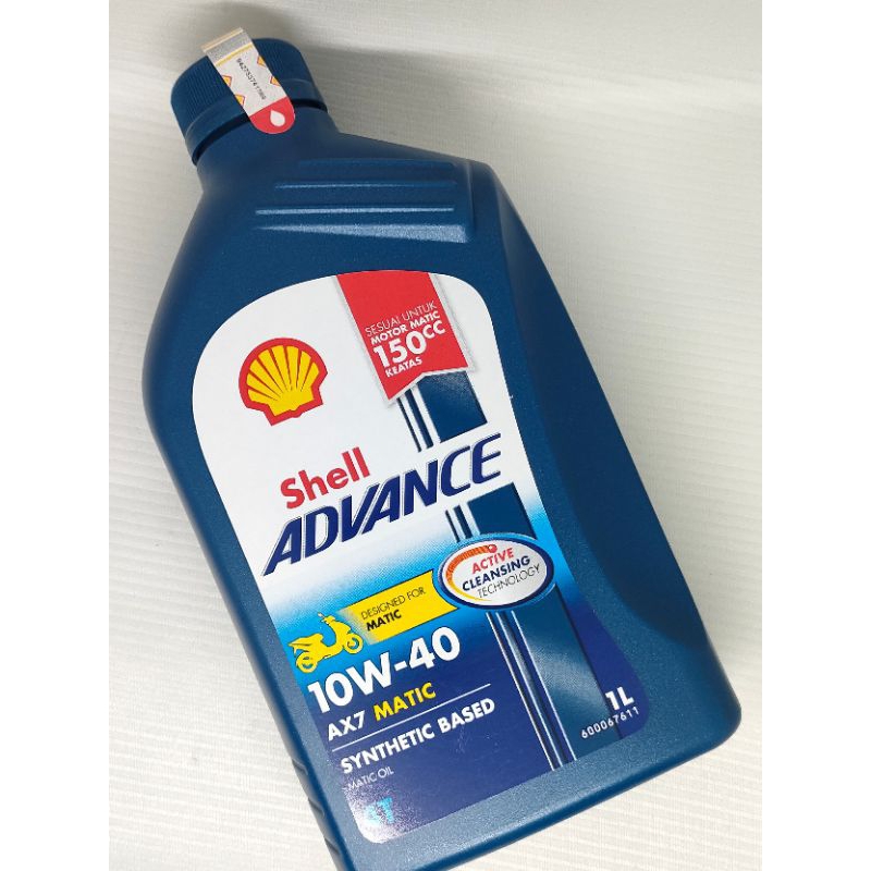 Jual OLI SHELL AX7 MATIC 10W-30 1LITER | Shopee Indonesia