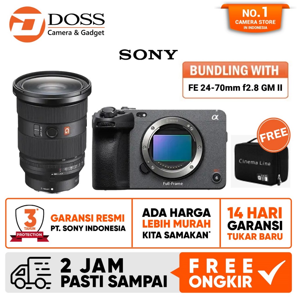 Jual Sony FX3 Full-frame Cinema Line Body Only Sony FX3 CInema