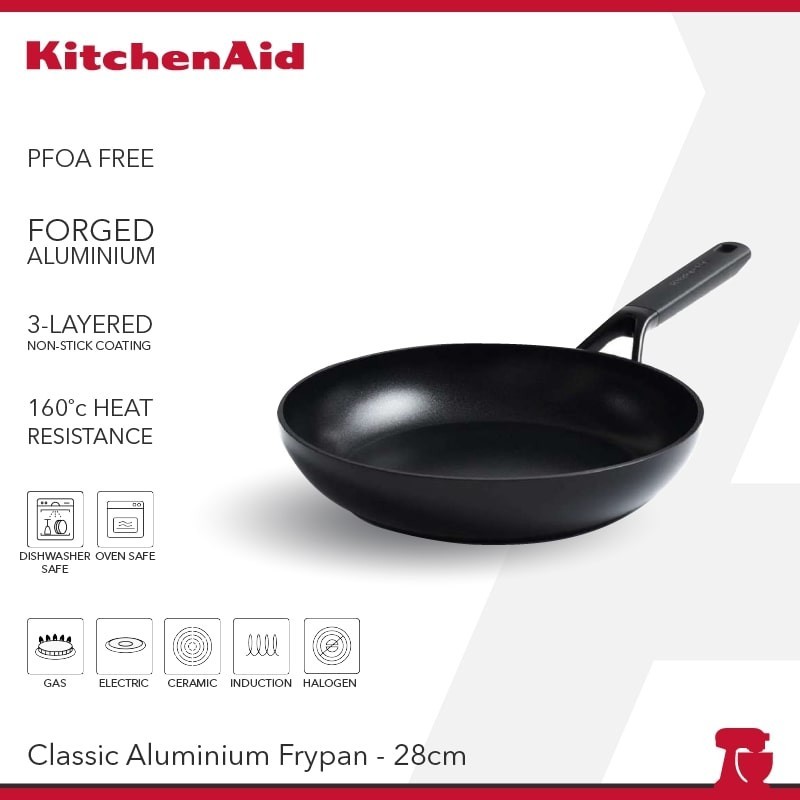 KitchenAid Classic Forged Aluminium Koekenpannenset 24 28 cm
