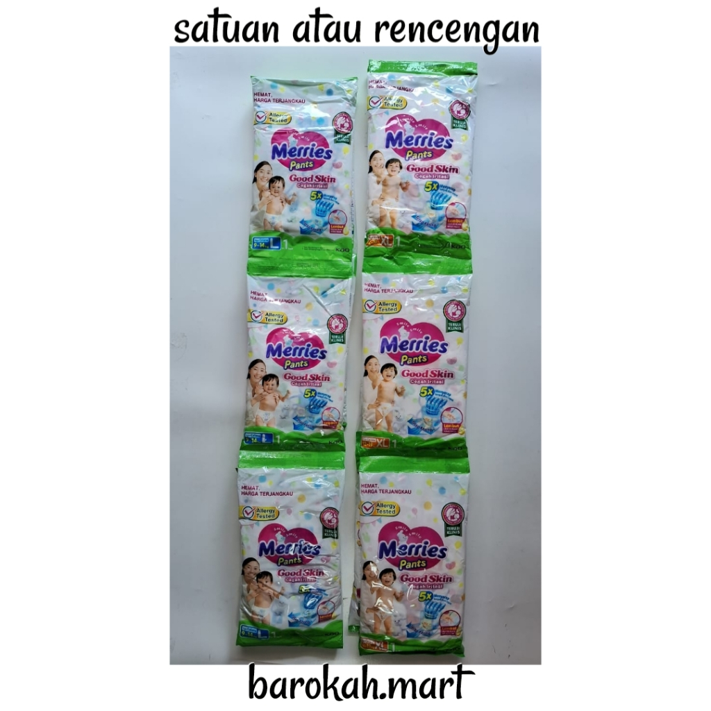 Jual Merries Pants Good Skin Satuan atau Renceng Ukuran L dan XL ...