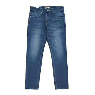M231 Celana Panjang Jeans Denim Pria Straight Fit Stone Wash Dark Blue 0168