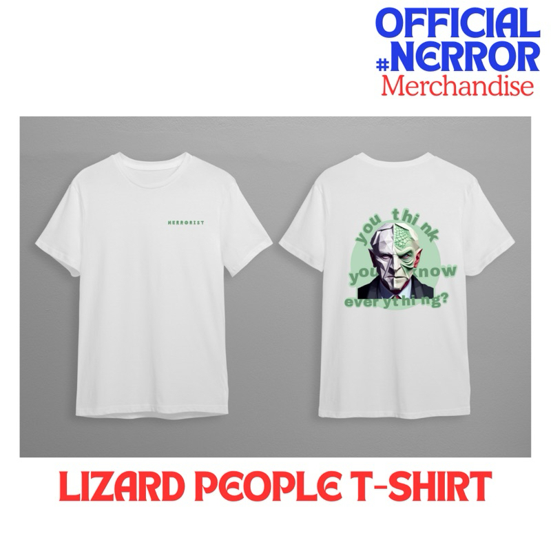 Jual LIZARD PPL T-SHIRT — OFFICIAL MERCHANDISE BY NESSIE JUDGE || # ...