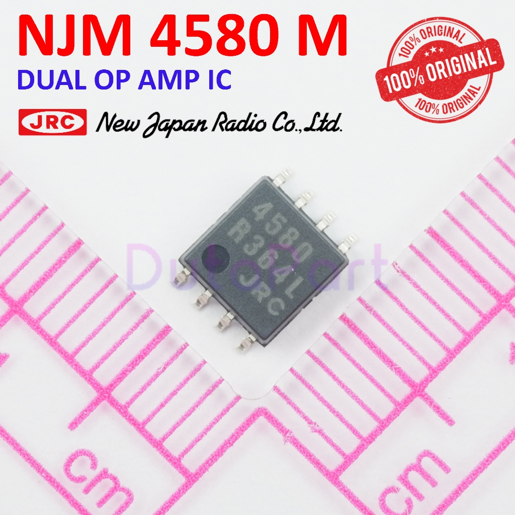 Jual NJM4580M NJM4580 NJM 4580 M ORIGINAL JRC JAPAN OP Amp IC JRC4580 ...
