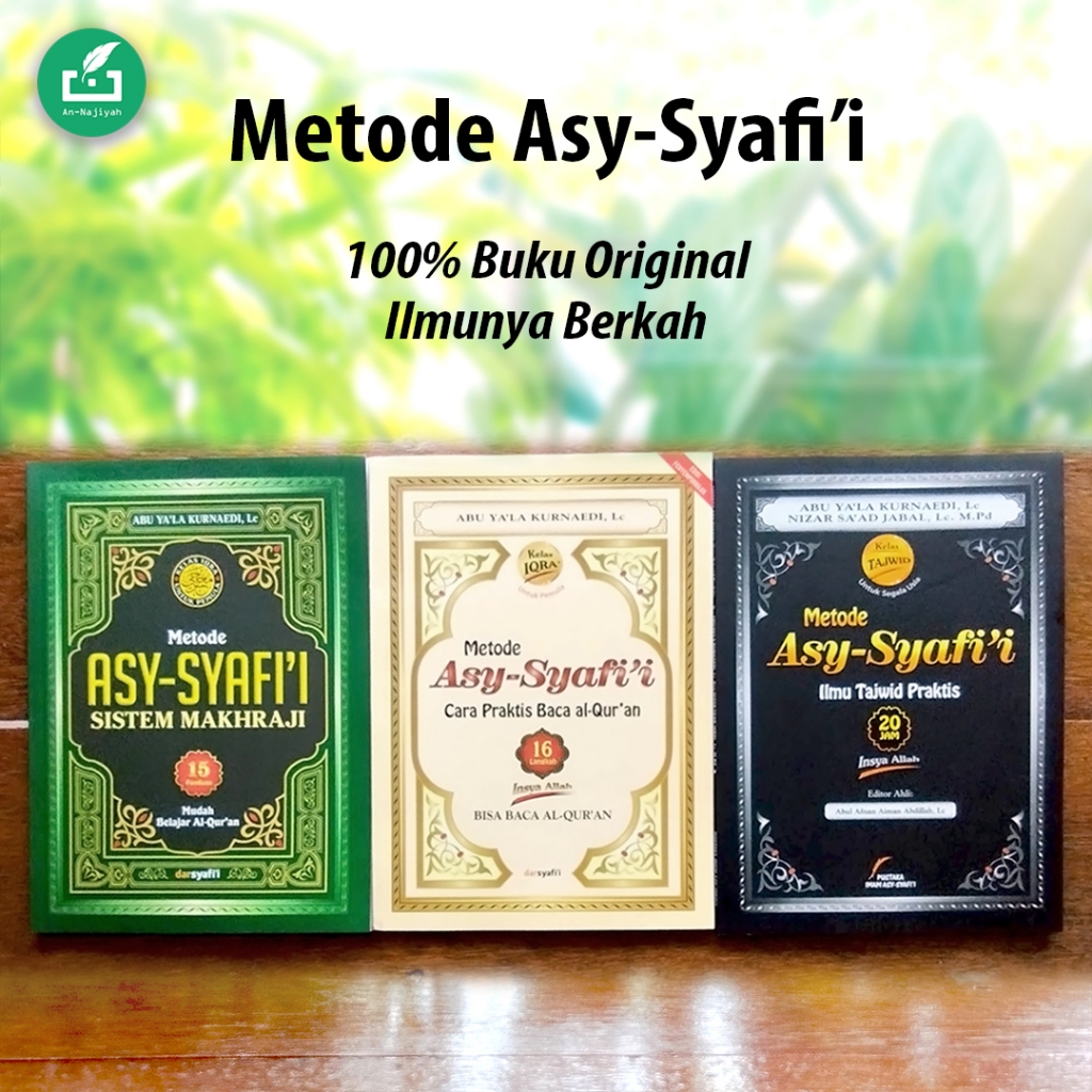 Jual Buku Tajwid Metode Asy Syafii Cara Praktis Baca Alquran Edisi Iqro Ilmu Tajwid Sistem