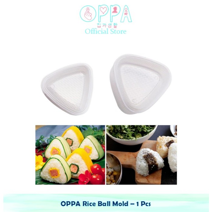 Jual OPPA Rice Ball Mold - 1 Pcs Cetakan Nasi Kepal Segitiga Onigiri ...