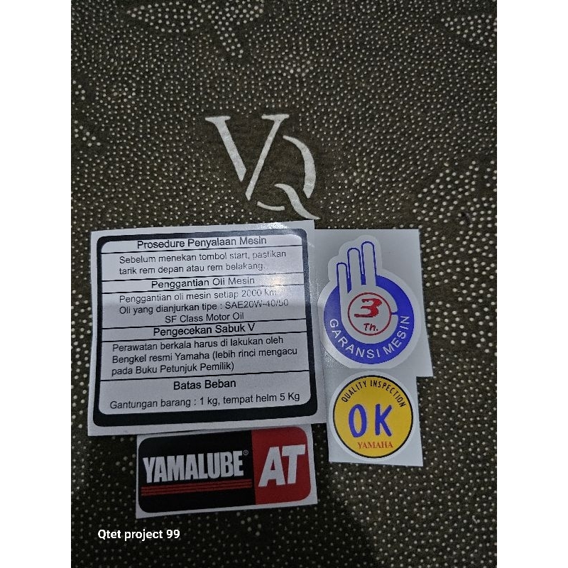 Jual STIKER WARNING YAMAHA MIO | Shopee Indonesia