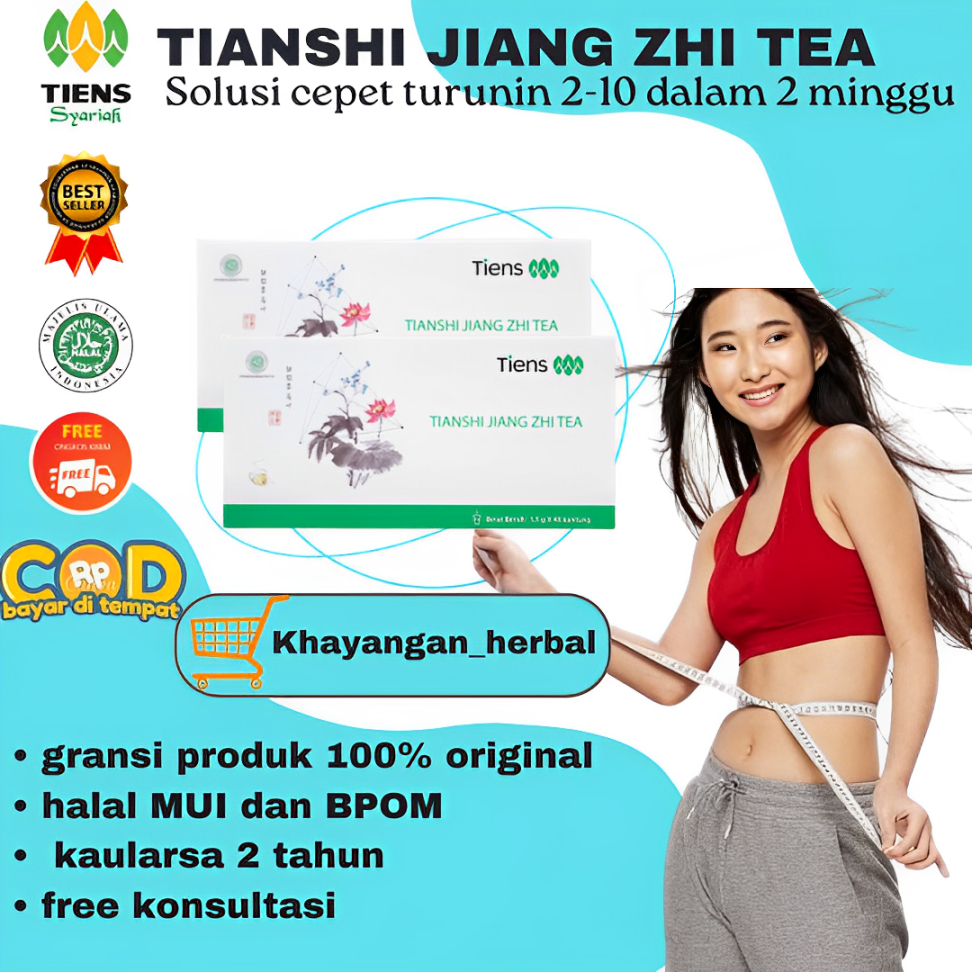 Jual Tienshi Jiang Zhi Tea Original | Teh Tiens | Teh Pelangsing Badan ...