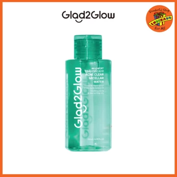 GLAD2GLOW Micellar Water All Varian Cherry Blossom Micellar Water Mugwort Tremella Yuja Vit C