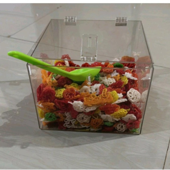 Jual Box Akrilik | Akrilik Box Serbaguna | Display Topping Seblak ...