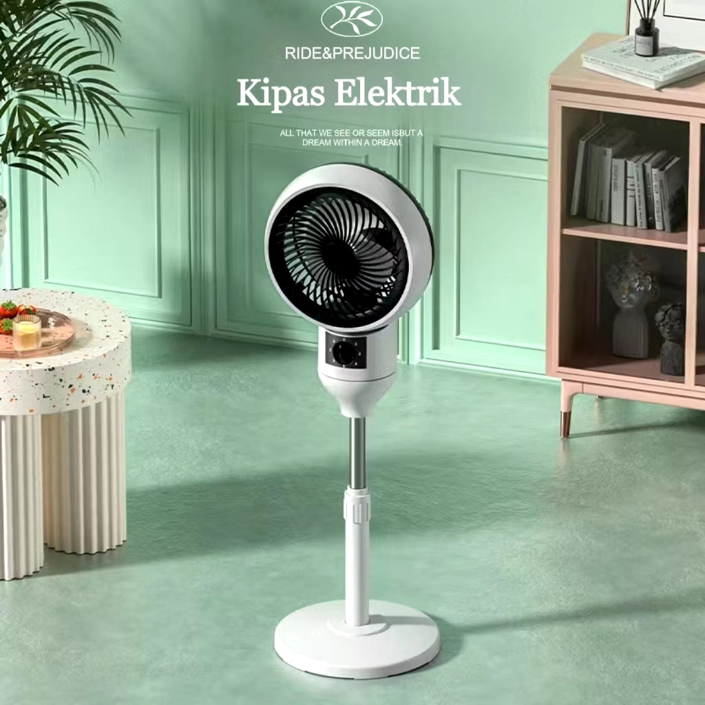 (CT) Kipas Angin Berdiri Listrik Premium Low Noise 3 Tingkat Kecepatan Angin / Stand Fan Elektric