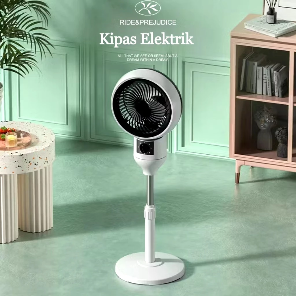 (ct) kipas angin berdiri listrik premium low noise 3 tingkat kecepatan angin