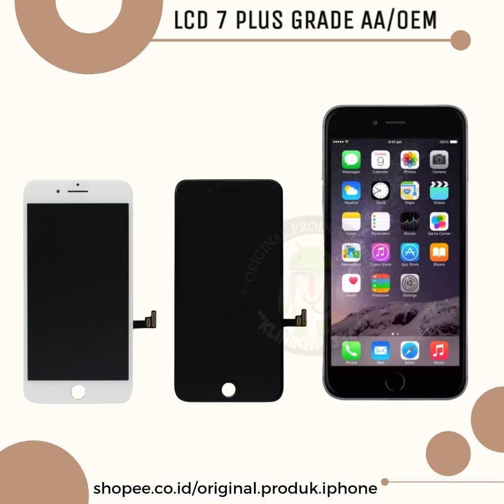 Jual LCD + TOUCHSCREEN 7 PLUS AA OEM | Shopee Indonesia