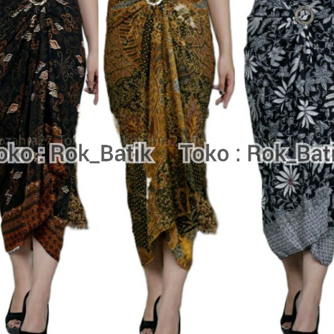 Jual KI3 5 Motif Rok Lilit Batik Bawahan Kebaya Modern Rok Serut Batik ...
