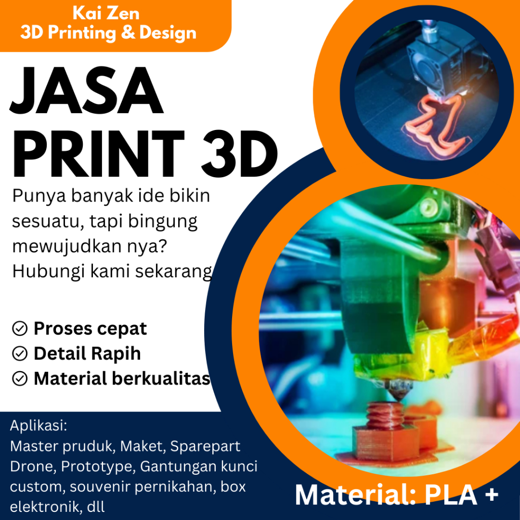 Jual Jasa Cetak 3D Kustom - PLA, ABS | Terima Desain STL | Shopee Indonesia