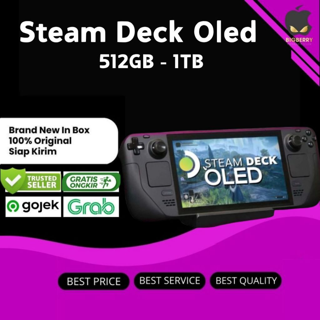 Jual Steam Deck Valve Handheld Gaming OLED 256GB 512GB 1TB LCD | Shopee ...