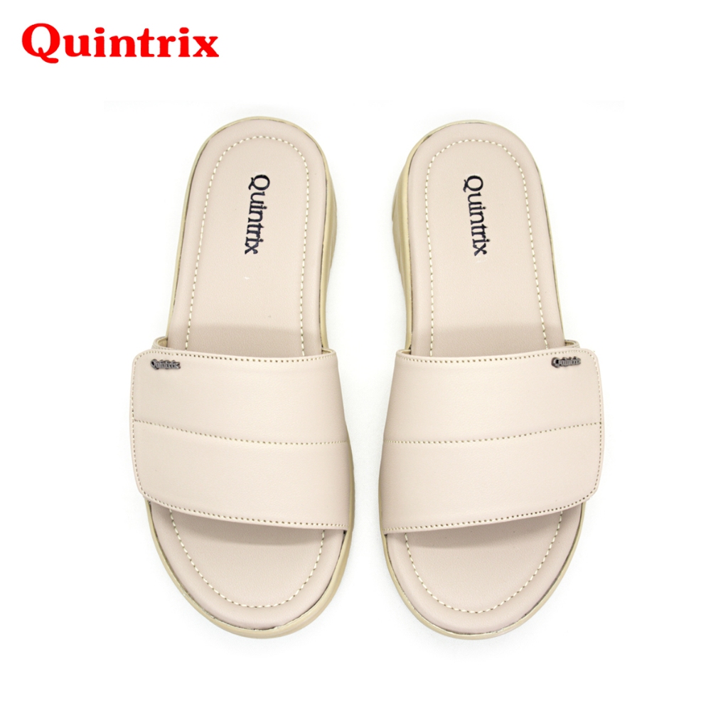 Jual Quintrix NQ 579 Sandal Wedges Slip On Wanita 4cm | Shopee Indonesia